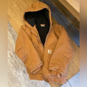 Boys 10-12 Carhartt Brown Jacket